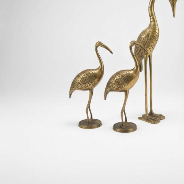 MACE Heritage – Barockes Flamingo-Set aus massivem Messing in Antikfinish, handgefertigt