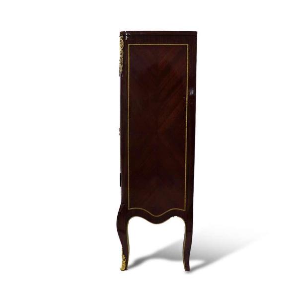 MACE Luxus Barock Sideboard mit Intarsien Messingbeschlägen 2 Schubladen und 2 Türen