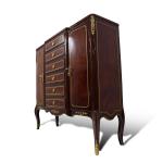 MACE Luxus Barock Sideboard mit Intarsien Messingbeschlägen 2 Schubladen und 2 Türen