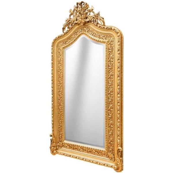 MACE Heritage - Barockspiegel - Stil Louis XVI - Großformat - Klassischer Spiegel - Wohnzimmer - Farbe Gold