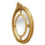 MACE Heritage - Barockspiegel - Stil Louis XVI - Ovale Form - Bordellparks - Gold - klassischer Spiegel