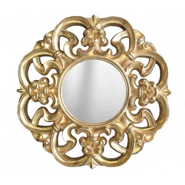 MACE Heritage - Barockspiegel - venezianischer Stil - Gold - Kreisform - 60x60