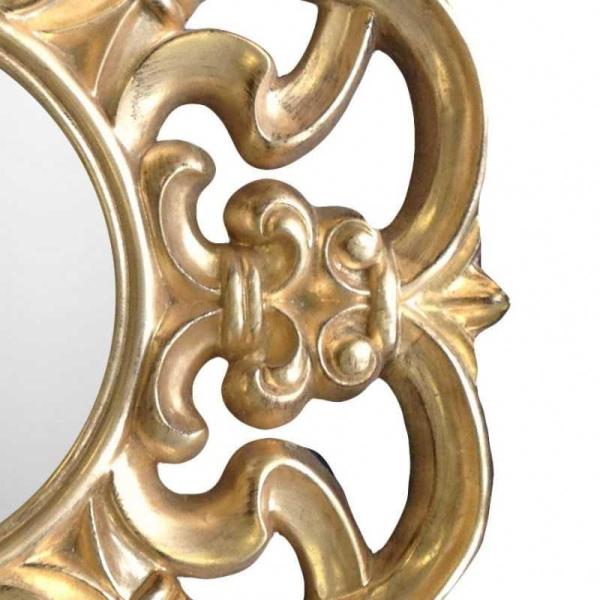 MACE Heritage - Barockspiegel - venezianischer Stil - Gold - Kreisform - 60x60
