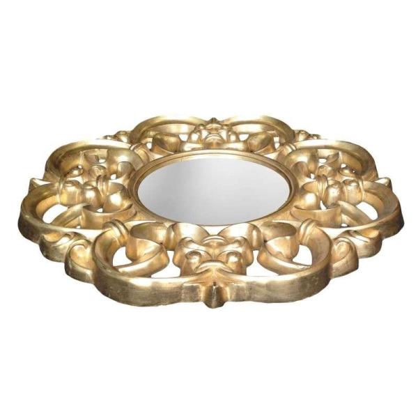 MACE Heritage - Barockspiegel - venezianischer Stil - Gold - Kreisform - 60x60