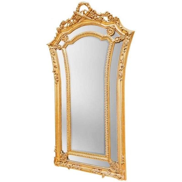 MACE Heritage - Barockspiegel - Stil Louis XVI - Großformat - Klassischer Spiegel - Luxusspiegel - Gold