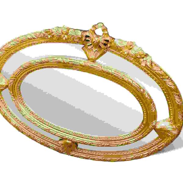 MACE Heritage - Barockspiegel - Stil Louis XVI - Ovale Form - Bordellparks - Goldrahmen - Klassischer Spiegel