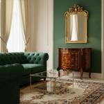 MACE Heritage – Baroque Louis XV Chest of Drawers in Solid Wood with Marquetry and Gloss Finish