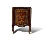 MACE Heritage – Baroque Louis XV Chest of Drawers in Solid Wood with Marquetry and Gloss Finish