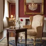 MACE Heritage - Kleiner barocker quadratischer Couchtisch - Massivholz - Handgefertigt - Quadratischer Beistelltisch - Farbe braun