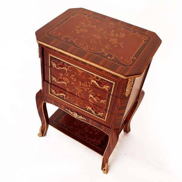 Barock Louis XV - Kommode - Braune Farbe - Klassische Möbel - Möbel für alle Räume - MACE