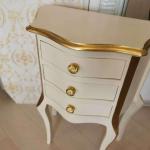 Baroque Style cabinet in white/gold - Furniture - Small Commode - MACE Marvelous
