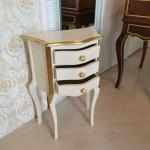 Baroque Style cabinet in white/gold - Furniture - Small Commode - MACE Marvelous
