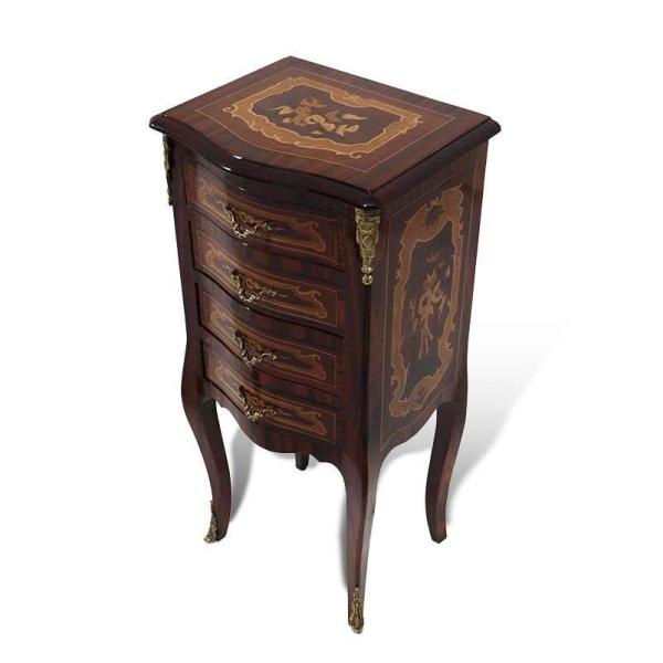MACE Heritage - Barocke Kommode - Stil Louis XVI - Braun - Messing - Handgefertigt - Für Alle Räume