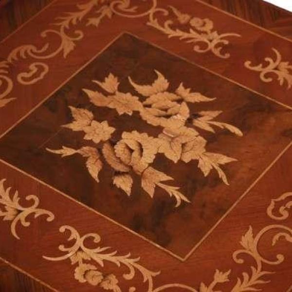 MACE Heritage - Elegante Louis XV-Stil Beistelltische – Kunstvolle Handwerkskunst aus hochwertigem Holz