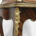 MACE Heritage – Barock Konsolentisch mit Spiegel – Echtholz, Marmorplatte & goldene Verzierungen – Luxus Louis-Stil Set