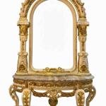 MACE Heritage – Monumental Baroque Mirror with Console Table and Marble Top