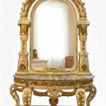 MACE Heritage – Monumental Baroque Mirror with Console Table and Marble Top