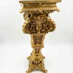 MACE Heritage Versailles Marmorständer aus Messing mit schwarzer Naturmarmorplatte