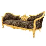 Baroque luxury Napoleon III style - Gold/Leopard - Classic furniture - Living room furniture - Royal leopard fabric - MACE