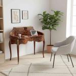 MACE Heritage – Baroque Secretary Desk in Solid Wood with Brass Details