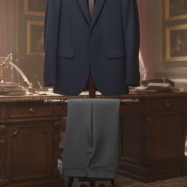 MACE Heritage - Baroque Louis XVI office hanger -Brown color - Mirror - One small drawer - Office furniture