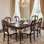 MACE Heritage – Louis XV Baroque Chair with Lyre Back, Inlay Detail, White Upholstery and Gold Accents