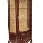 Barock Vitrine Vitrinenschrank Rokoko Antik Schrank Sideboard Louis XV
