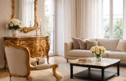 Meubles baroques 2026 : pourquoi le luxe classique fait son retour