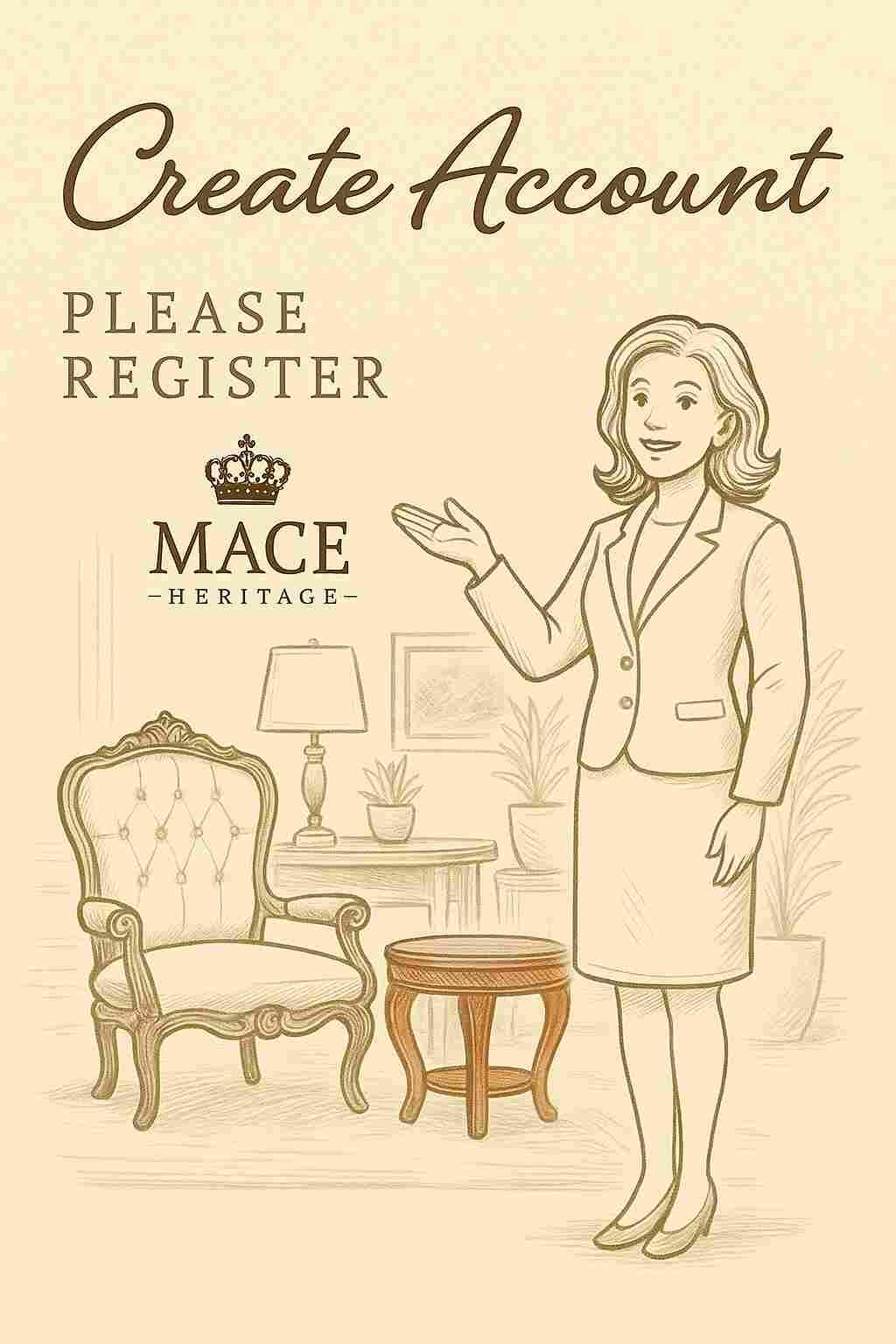 Register an account