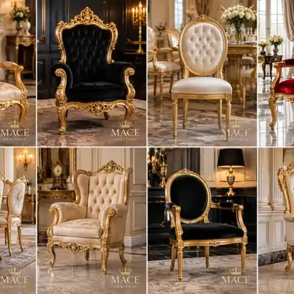 Chaises et fauteuils baroques – MACE HERITAGE