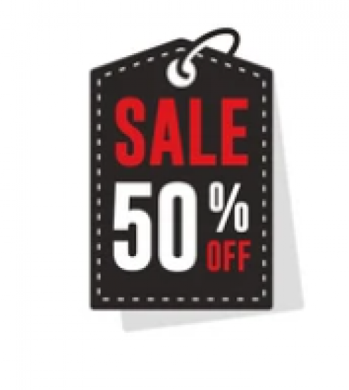 Sale up to 50 % off