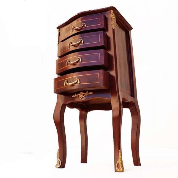 Kommode Barockschrank Louis XV antiken Stil