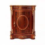 Baroque style - Sideboard - Brown/Brass - Beige marble - Classic furniture - All rooms furniture - MACE