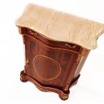Baroque style - Sideboard - Brown/Brass - Beige marble - Classic furniture - All rooms furniture - MACE