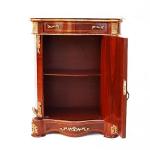 Baroque style - Sideboard - Brown/Brass - Beige marble - Classic furniture - All rooms furniture - MACE