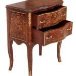 Baroque Louis XV - Commode - Chest of drawers - Brown colour - Classic furniture - All rooms furniture - Marquetry - Two drawers - MACE