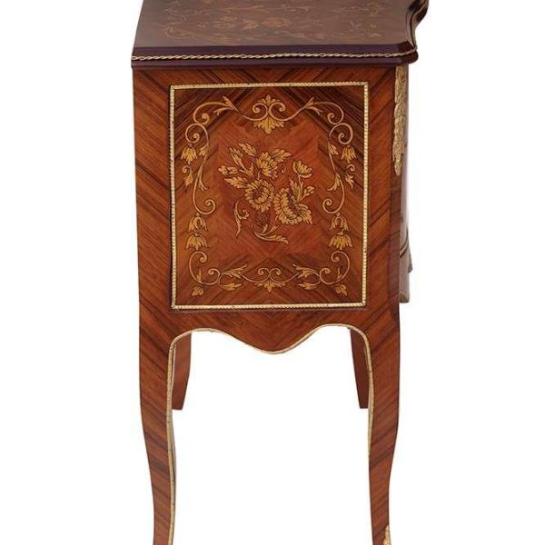 Baroque Louis XV - Commode - Chest of drawers - Brown colour - Classic furniture - All rooms furniture - Marquetry - Two drawers - MACE