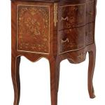 Baroque Louis XV - Commode - Chest of drawers - Brown colour - Classic furniture - All rooms furniture - Marquetry - Two drawers - MACE