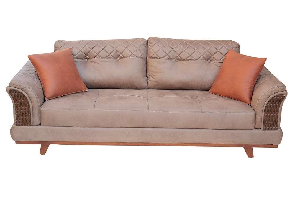 Modern sofa three seaters, Velvet high quality materials