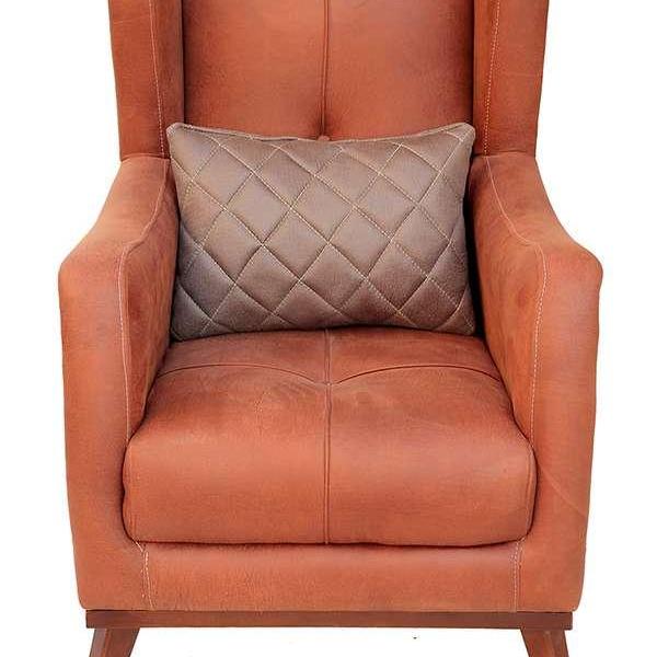 MACE Heritage - Bequemer und moderner Ohrensessel aus Buchenholz, Relaxsessel, TV-Sessel aus Samt, gepolsterter Sessel mit weichem Samtkissen