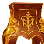 Baroque style stand - Louis XVI style - Brown color/Brass/Gold - Classic furniture - Living Room furniture - MACE