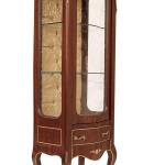 Baroque glass cabinet Rococo antique style cabinet Louis XV