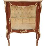 MACE Heritage - Buffet Louis XV / Rococo – marbre, verre, capitonné, beige, cuivré