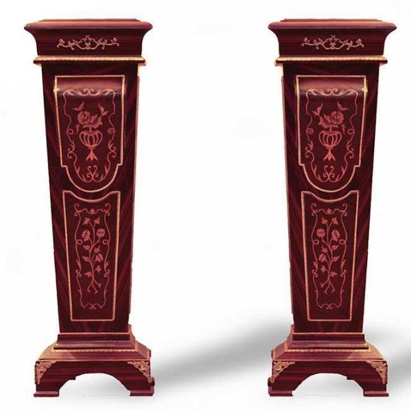 MACE Heritage – Paar dekorativer Stands im barocken Stil aus hochwertigen Naturmaterialien