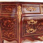 MACE Heritage - Commode baroque – marbre, laiton, marqueterie, blanc, rouge – Co-83