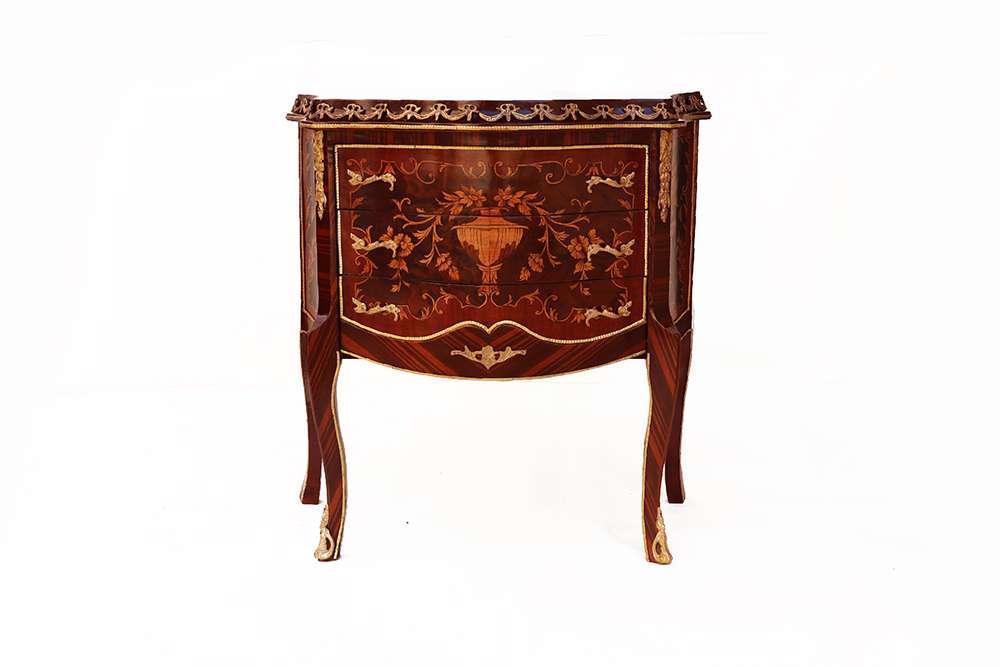 Chest Of Drawer Baroque Cabinet Louis Xv Antique Style