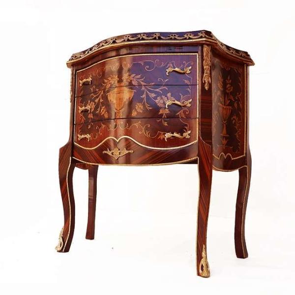 Chest Of Drawer Baroque Cabinet Louis Xv Antique Style