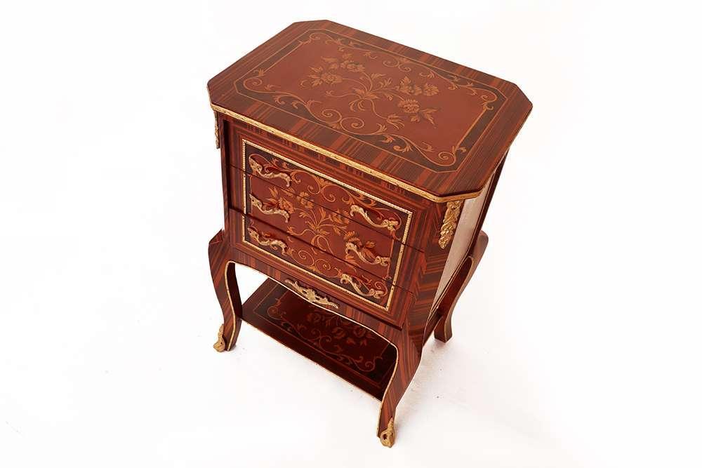Barock Louis XV - Kommode - Braune Farbe - Klassische Möbel - Möbel für alle Räume - MACE