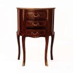 Chest Of Drawer Baroque Cabinet Louis Xv Antique Style Half Circle