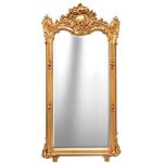 Baroque mirror - rectangular shape - Classic mirror - Gold colour - Suitable for all rooms - MACE